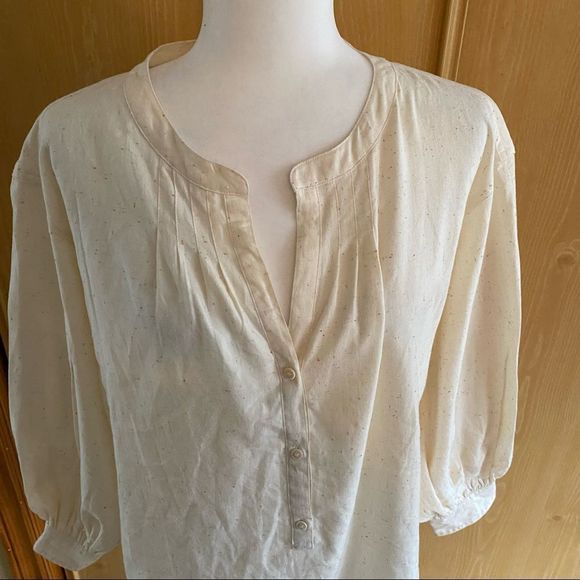 J. Crew • Open V-Neck Shirt in Donegal Flannel - Picture 3 of 13